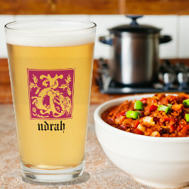 16世紀神話の生き物の装飾首都I タンブラーグラス