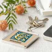 16世紀神話の生物の装飾的な首都E キーホルダー (側面)