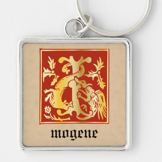 16世紀神話の生物の装飾的な首都I キーホルダー (正面)