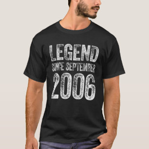 16位誕生日T型9月生まれ16年伝説S Tシャツ