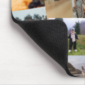 16偶然に重なり合う写真コラージュテンプレート マウスパッド (コーナー)