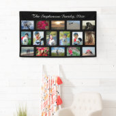 16写真カスタムコラージュ水平写真 横断幕 (インサイチュ)