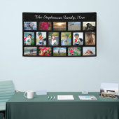 16写真カスタムコラージュ水平写真 横断幕 (トレードショー)