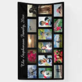 16写真カスタムコラージュ水平写真 横断幕 (縦)