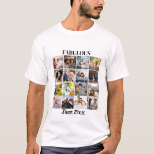 16写真コラージュパーソナライズされた以来の素晴らしい Tシャツ