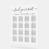 16台スタイリッシュの表結婚に曇り アクリルサイン (傾斜)