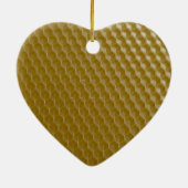 16周年結婚記念ワックスキープサケハート セラミックオーナメント (裏面)