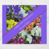 16周年記念カラフル大会 スパークリングワインラベル (シングルラベル)