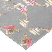 16周年記念結婚のキャンドル&スタチスフラワー テーブルクロス (アングル)