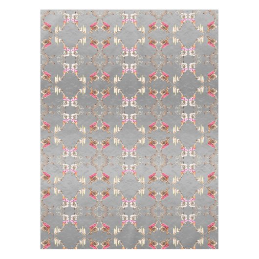 16周年記念結婚のキャンドル&スタチスフラワー テーブルクロス (正面)