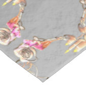 16周年記念結婚のキャンドル&スタチスフラワー テーブルクロス (アングル)