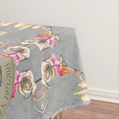 16周年記念結婚のキャンドル&スタチスフラワー テーブルクロス (インサイチュ)