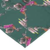 16周年記念結婚のキャンドル&スタチスフラワー テーブルクロス (アングル)