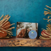 16周年記念結婚ペリドットリングや輪プラーク フォトプラーク (側面)