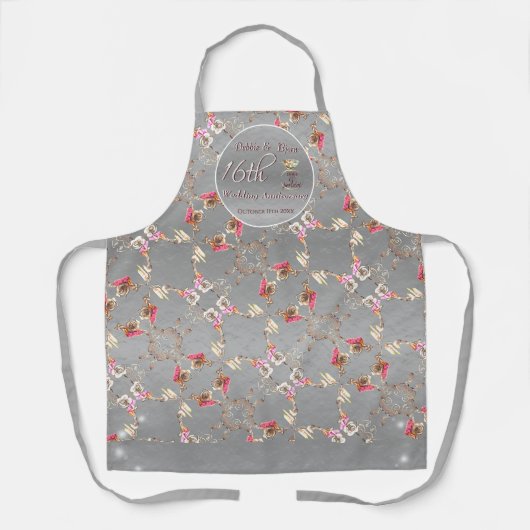 16周年記念結婚ワックス、ステッティ、ペリドット エプロン (正面)