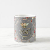 16周年記念結婚ワックス、ステッティ、ペリドット コーヒーマグカップ (中央)