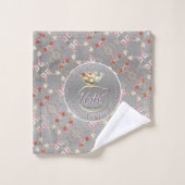 16周年記念結婚ワックス、ステッティ、ペリドット バスタオルセット (ウォッシュタオル)