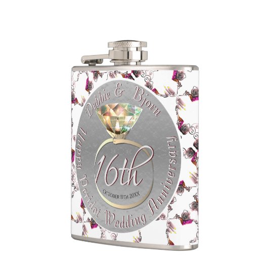 16周年記念結婚ワックス、ステッティ、ペリドット フラスク (左)