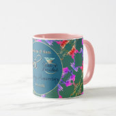 16周年記念結婚ワックス、ステッティ&ペリドット マグカップ (正面右)