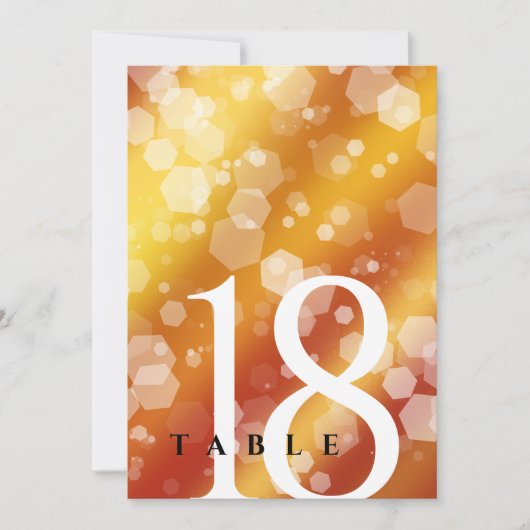 16周年 23周年 トパーズ 結婚記念日 おしゃれ 招待状 (正面)