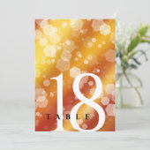 16周年 23周年 トパーズ 結婚記念日 おしゃれ 招待状 (スタンド正面)