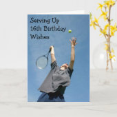 16回目の誕生日願い カード (黄色い花)