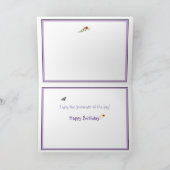 #16日楽しむの'プレゼント'ハッピーバースデー カード (内部)