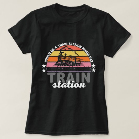 16日目の駅かもしれない Tシャツ (デザイン正面)