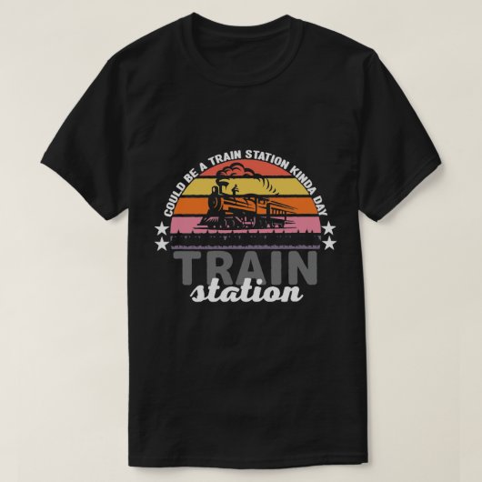 16日目の駅かもしれない Tシャツ (デザイン正面)