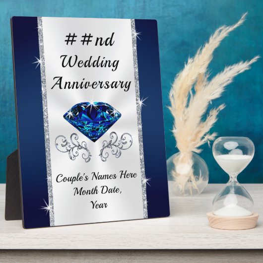 16日・65日・22日結婚記念ギフト フォトプラーク (側面)