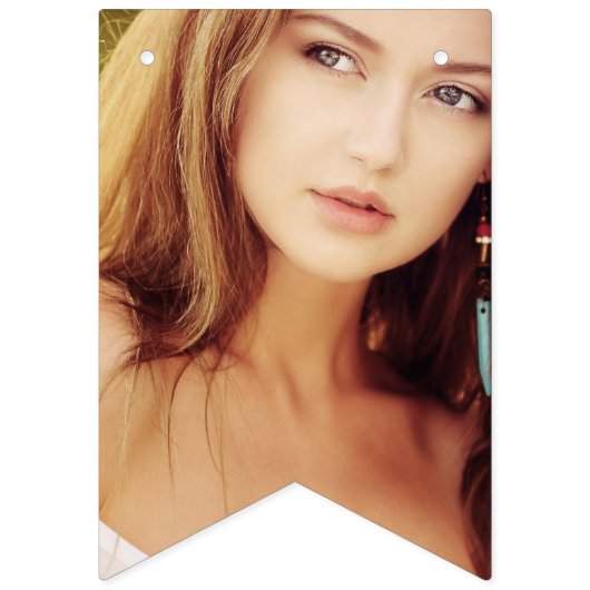 16枚の写真でお祝いをカスタマイズ バンティングフラッグ (第2の旗)