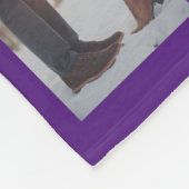 16枚の写真コラージュはあなたを月と背中に愛 フリースブランケット (角)