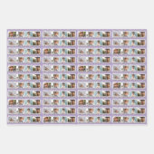 16枚エレガントの家族と友人の映画ネガ ラッピングペーパーシート (正面3)