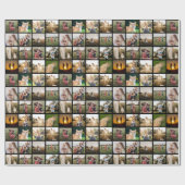 16枚パーソナライズされたのコラージュ ラッピングペーパー (フラット)