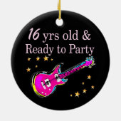16歳でパーティー セラミックオーナメント (裏面)