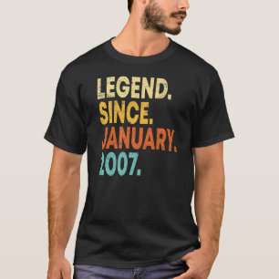 16歳の伝説2007年1月16誕生 Tシャツ