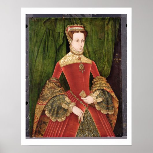 16歳の女性のポートレート ポスター (正面)