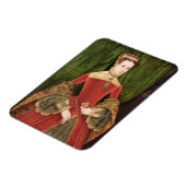 16歳の女性のポートレート マグネット (左側)