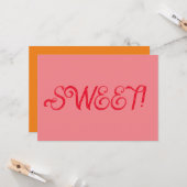 16歳の誕生日おめでとうカード カード (正面/裏面インサイチュ)