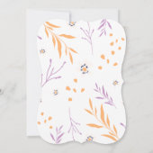 16歳の誕生日おめでとうカード 招待状 (裏面)