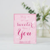 16歳の誕生日おめでとう ポストカード (スタンド正面)