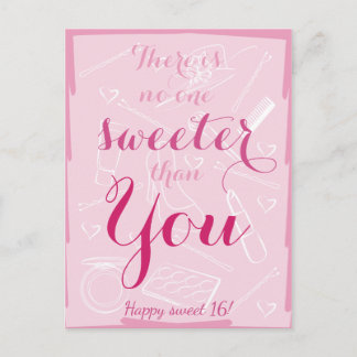 16歳の誕生日おめでとう ポストカード