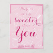 16歳の誕生日おめでとう ポストカード (正面)