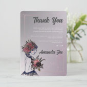 16歳の誕生日お礼カード 招待状 (スタンド正面)