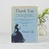 16歳の誕生日お礼カード 招待状 (スタンド正面)