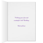 16歳の誕生日の花カスタムアクアピンクパープル (内側 (右))