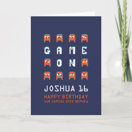 16歳の誕生日を迎えたピクセルモンスターズゲームのおい カード