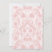 16歳の誕生日を迎えるブロンドの女の子 招待状 (裏面)