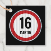 16歳の誕生日スピードサイン フェイバータグ (正面)