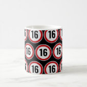 16歳の誕生日スピードリミット コーヒーマグカップ (中央)